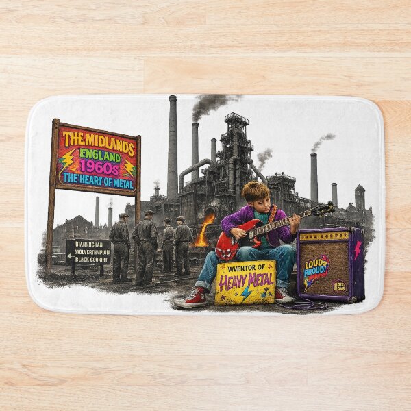 Item preview, Midlands Steel & Thunder – Birth of Heavy Metal in Industrial England designed and sold by Hookesmode.