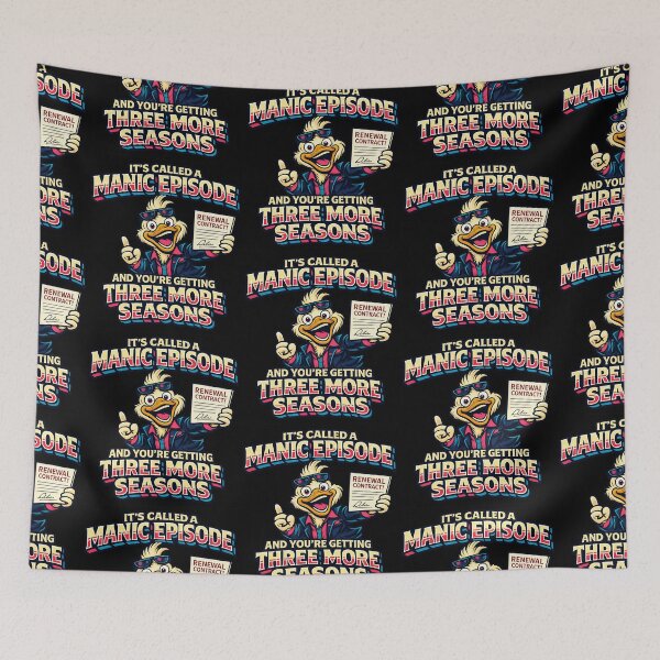 Item preview, Its Called A Manic Episode Funny Duck Design designed and sold by TeeTimeTreasure.