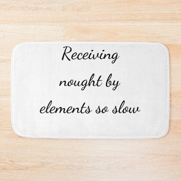 Item preview, "Receiving nought by elements so slow" - handwriting black designed and sold by ariksworld.