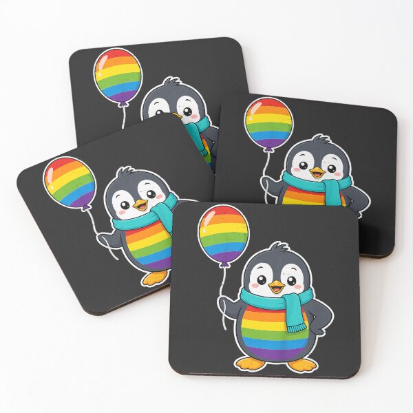 Item preview, Rainbow Flag Penguin Lesbian Gay Pride Ally LGBT Month Women designed and sold by CriseldaBruning.