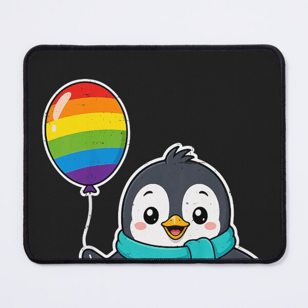 Item preview, Rainbow Flag Penguin Lesbian Gay Pride Ally LGBT Month Women designed and sold by CriseldaBruning.