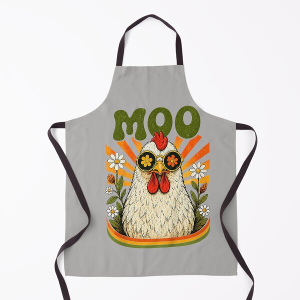 Item preview, Funny Moo Chicken Graphic Tee Men Women Farm Animal Vintage designed and sold by MabelWells.