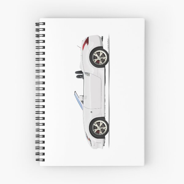 Item preview, NISSAN 370Z ROADSTER 2014 WHITE designed and sold by Grubby Fingers Aircraft Illustration.