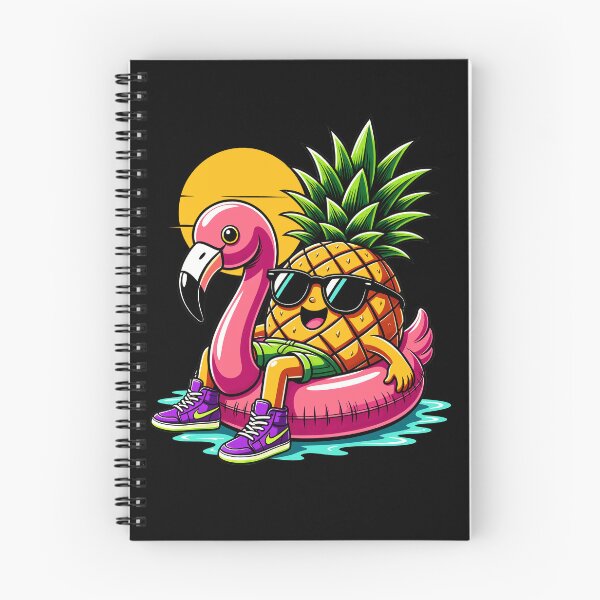 Item preview, Funny Pineapple On Flamingo Float Tropical Summer Boys Kids designed and sold by Littermin.