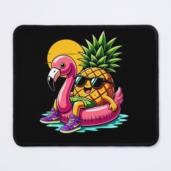 Item preview, Funny Pineapple On Flamingo Float Tropical Summer Boys Kids designed and sold by Littermin.