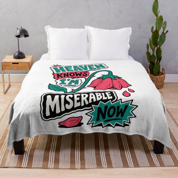 Item preview, Heaven Knows I'm Miserable Now designed and sold by BrambleBox.