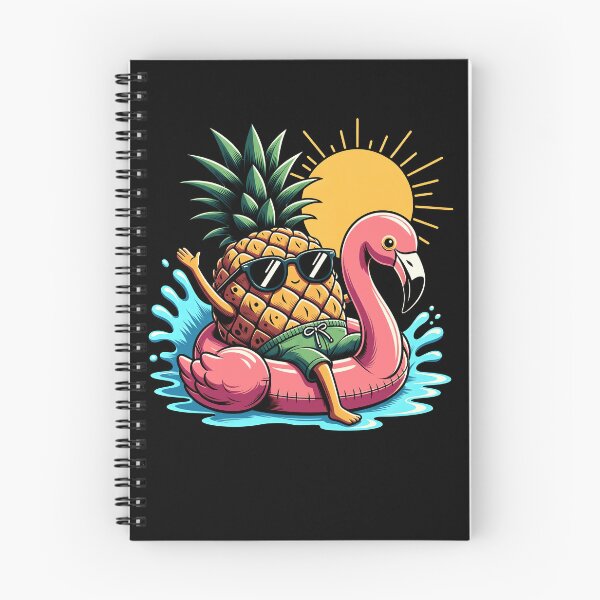 Item preview, Funny Pineapple On Flamingo Float Tropical Summer Boys Kids designed and sold by Littermin.
