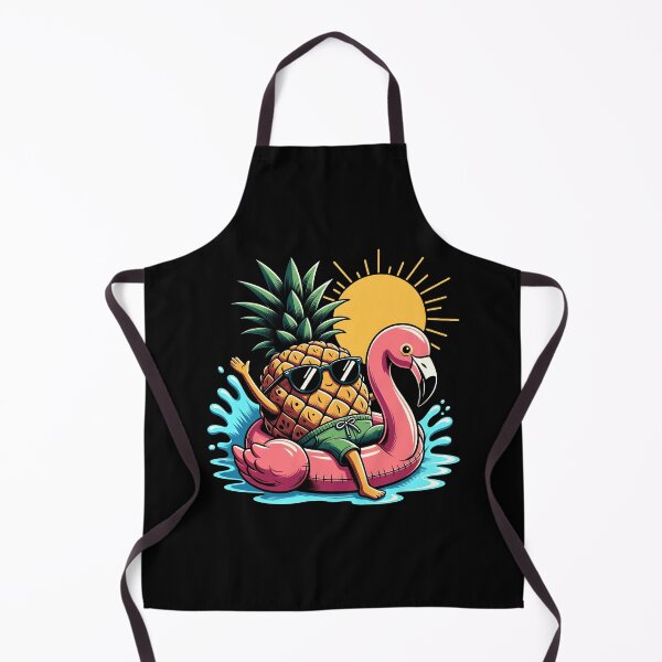 Item preview, Funny Pineapple On Flamingo Float Tropical Summer Boys Kids designed and sold by Littermin.