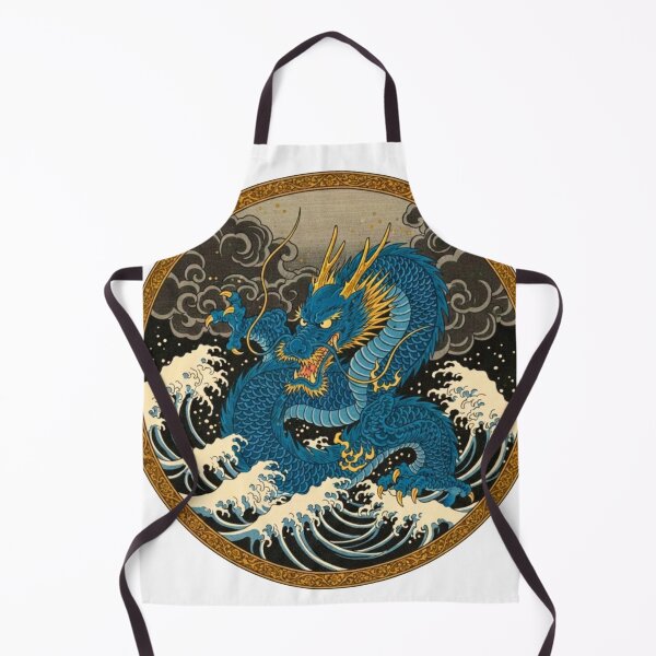 Item preview, #4 Seiryu | Blue Wave Dragon designed and sold by FUJIYAMA-JAPAN-WORKS.