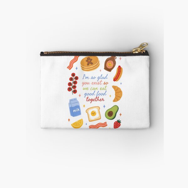 Item preview, I'm So Glad You Exist So We Can Eat Good Food Together | Cute Food Friends Kawaii Breakfast Illustration designed and sold by Snifferius.