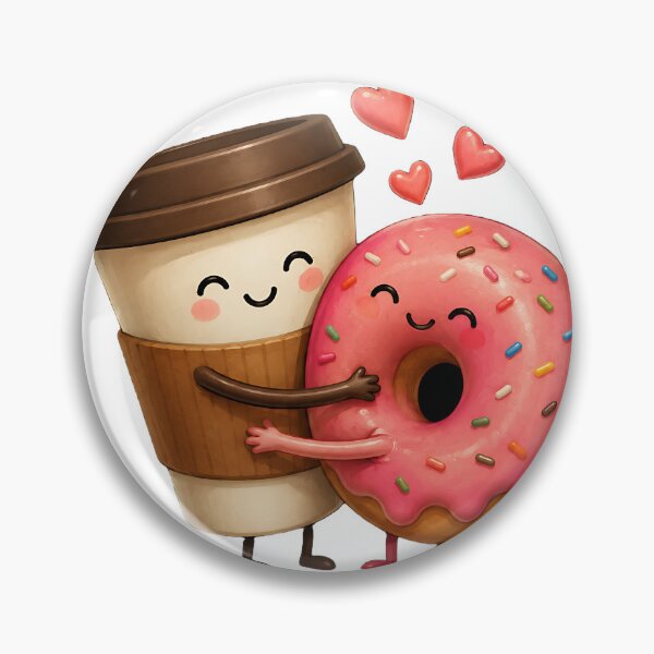 Item preview, Sweet Coffee & Donut Hug  designed and sold by Jaideep Walia.