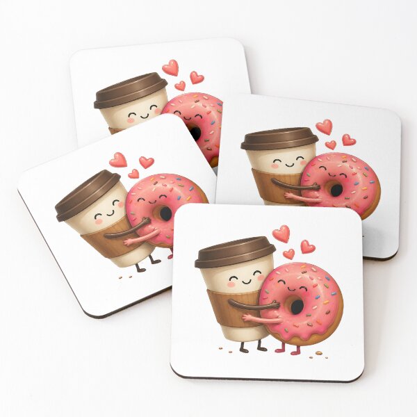 Item preview, Sweet Coffee & Donut Hug  designed and sold by Jaideep Walia.
