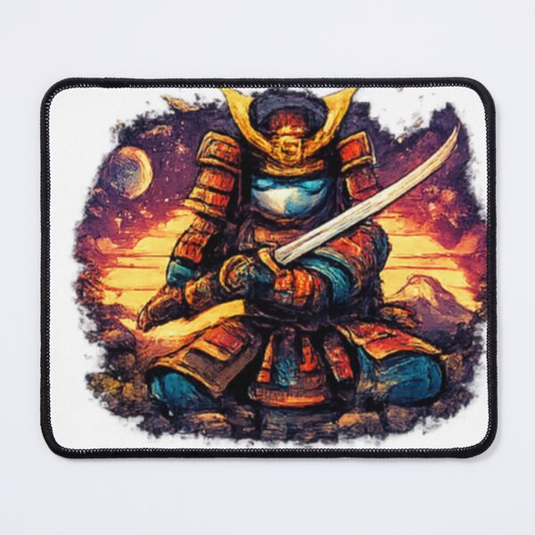 Item preview, Japanese Samurai Warrior Oil Painting Art designed and sold by GUINewAlex.