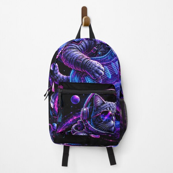 Item preview, Neon Space Guitarist Astronaut Galaxy Art designed and sold by Luna-Flow.