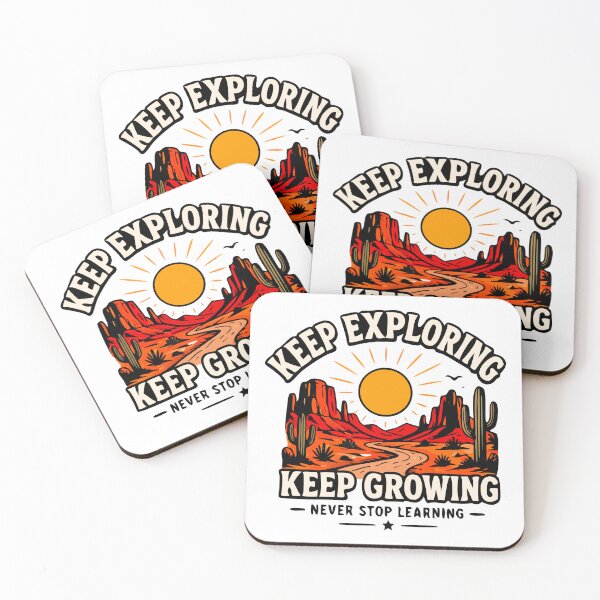 Item preview, Keep Exploring Keep Growing | Never Stop Learning Adventure Design designed and sold by FAFshop.