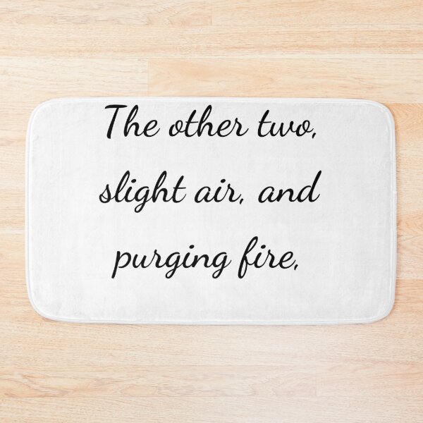 Item preview, "The other two, slight air, and purging fire," - handwriting black designed and sold by ariksworld.