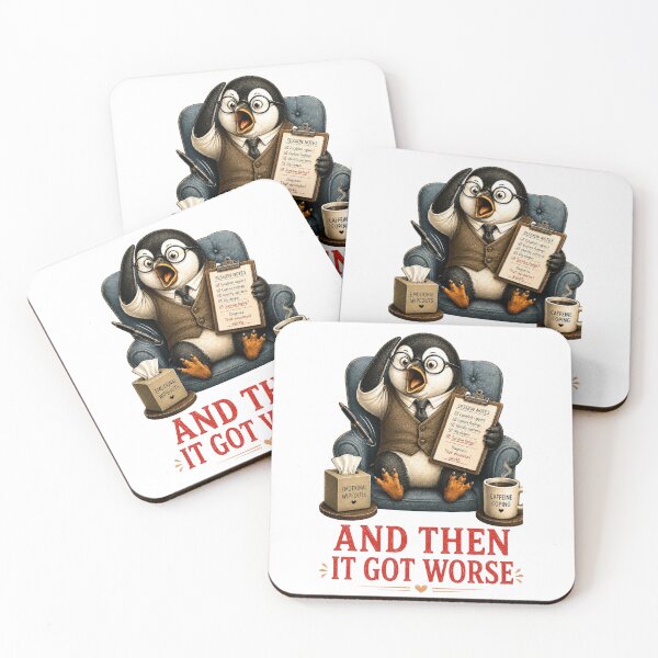 Item preview, Funny Therapy Gift Overwhelmed Penguin Psychology Humor designed and sold by Gentlestate.