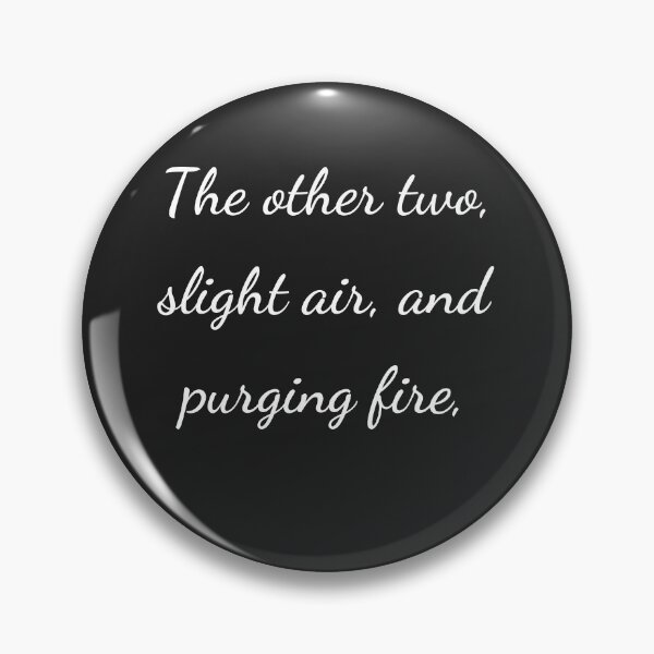 Item preview, "The other two, slight air, and purging fire," - handwriting white designed and sold by ariksworld.