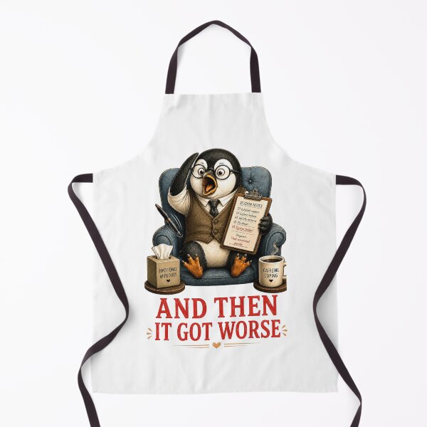 Item preview, Funny Therapy Gift Overwhelmed Penguin Psychology Humor designed and sold by Gentlestate.