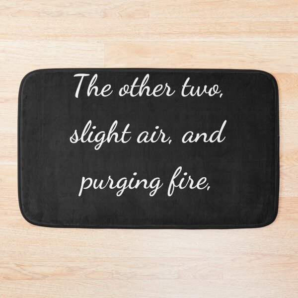 Item preview, "The other two, slight air, and purging fire," - handwriting white designed and sold by ariksworld.