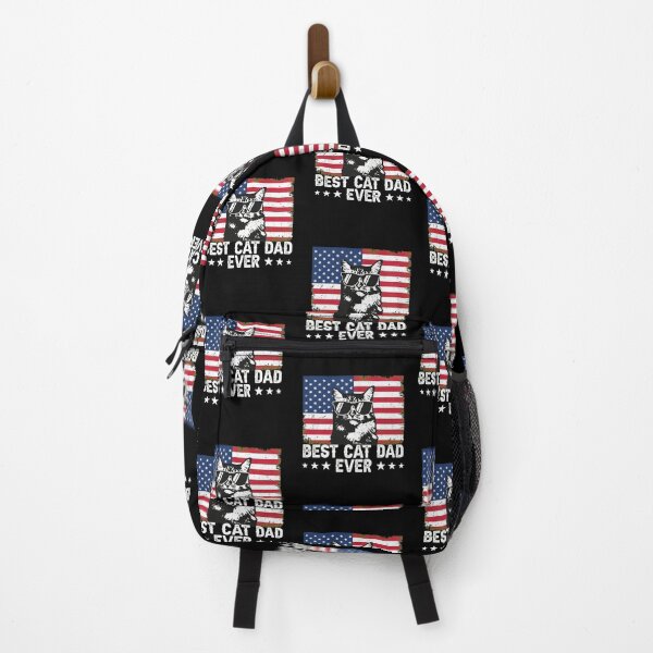 Item preview, Best Cat Dad Ever USA Flag Cool Kitty Dad designed and sold by GiaoCalonas.