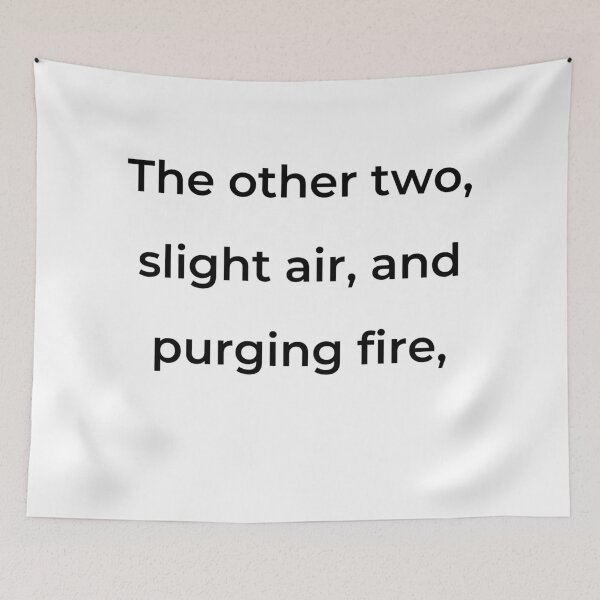 Item preview, "The other two, slight air, and purging fire," - print black designed and sold by ariksworld.