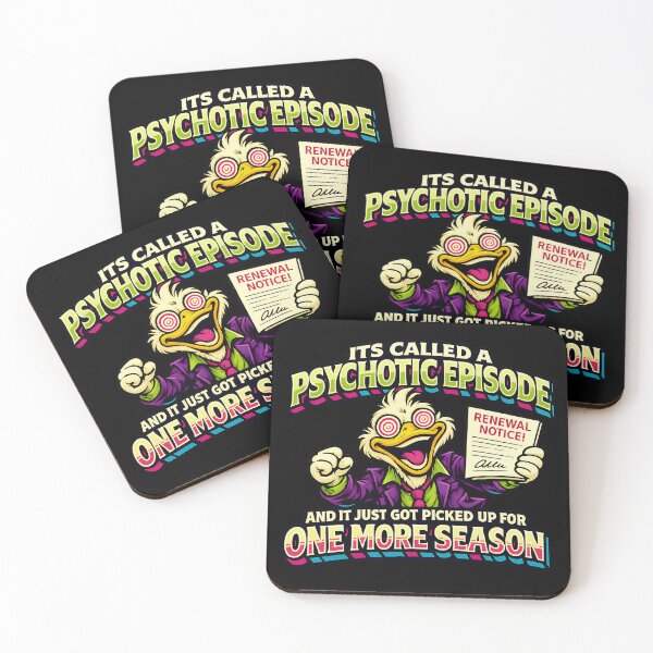 Item preview, Its Called A Psychotic Episode Funny Chaotic Duck Design designed and sold by TeeTimeTreasure.