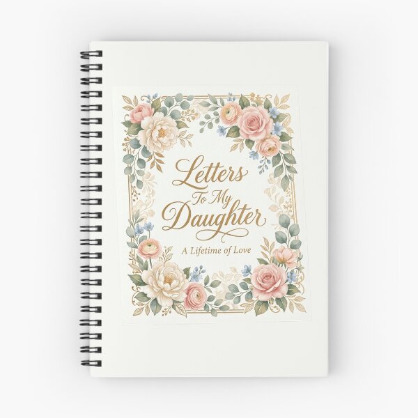 Item preview, Letters To My Daughter | A Lifetime of Love Journal Cover designed and sold by DmaarGroup.