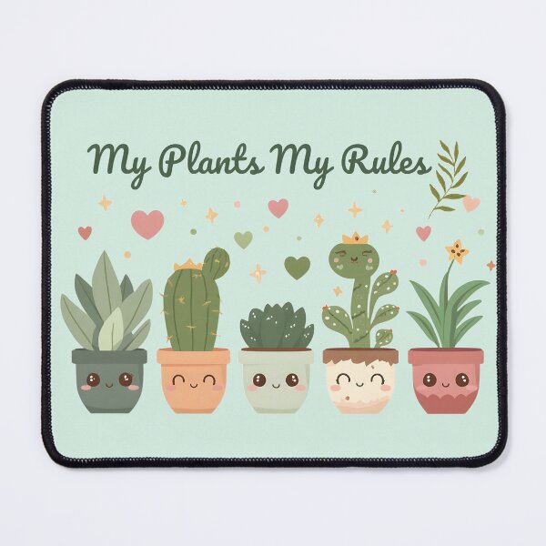 Item preview, My Plants My Rules Kawaii Plant Lover Gift designed and sold by KooksStudio.