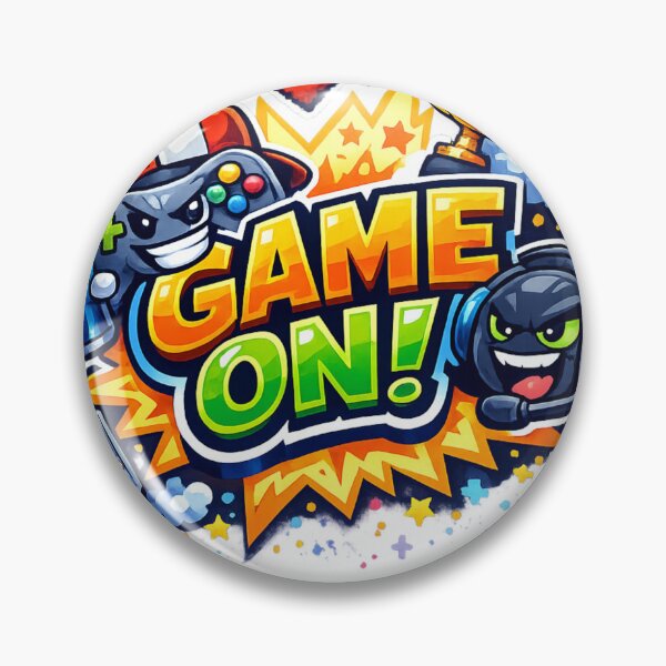 Item preview, GAME ON! – Retro Cartoon Gaming Sticker designed and sold by AstraDrip Studio.