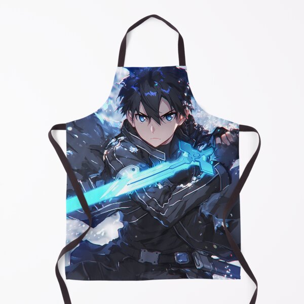 Item preview, Kirito Sword Art Online Icy Blue Anime Hero Focus designed and sold by earlobejerk.
