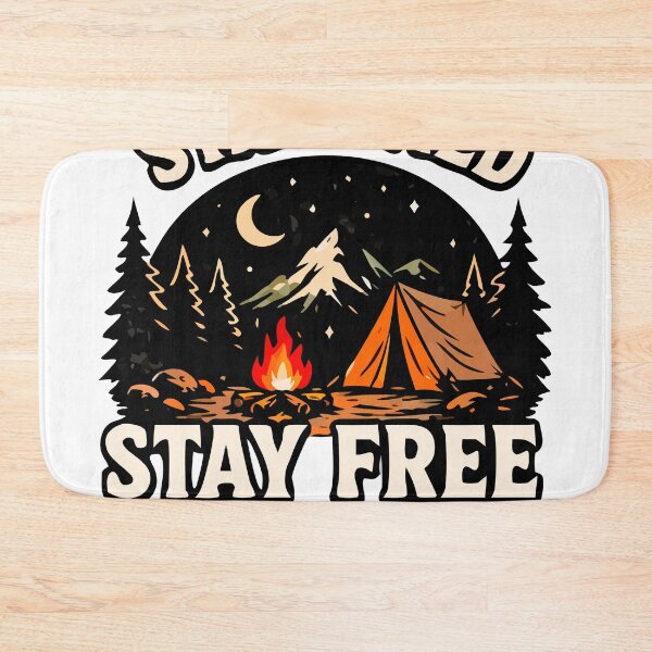 Item preview, Stay Wild Stay Free | Camping Adventure Outdoor Lifestyle Design designed and sold by FAFshop.