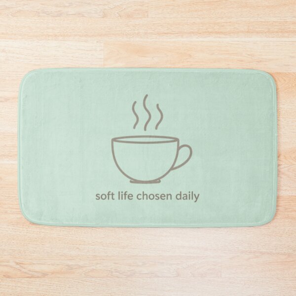 Item preview, Soft Life Chosen Daily – Minimalist Affirmation Typography Design designed and sold by CosmicQuietLab.