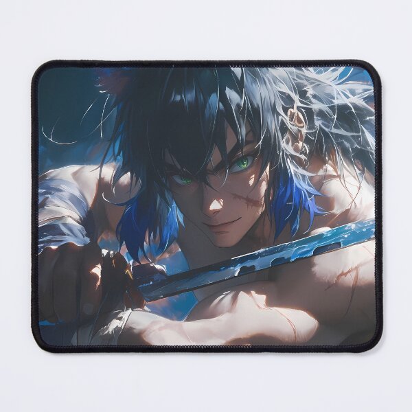 Item preview, Inosuke Hashibira Demon Slayer Fierce Blue Beast Energy designed and sold by earlobejerk.