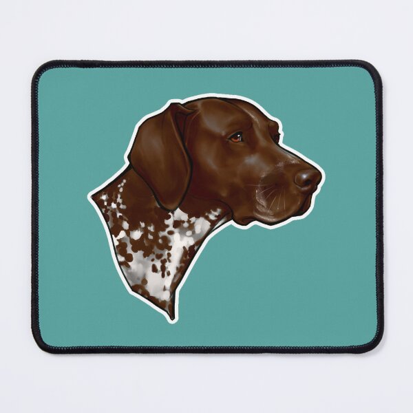 Item preview, Liver roan German Shorthaired Pointer Headshot  designed and sold by Blonde Bronc.