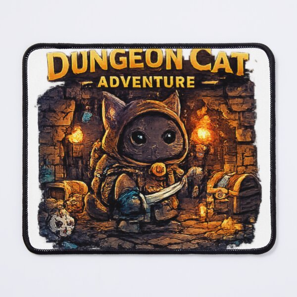 Item preview, Cute Fantasy Cat Warrior Dungeon Crawler designed and sold by GUINewAlex.