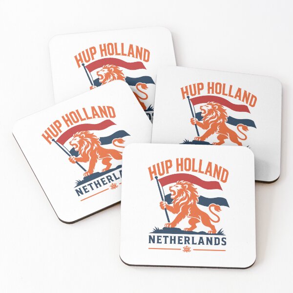 Item preview, Hup Holland, Netherlands Flag Lion, Nederland Dutch Orange T-Shirt  designed and sold by Artimax-Studio.