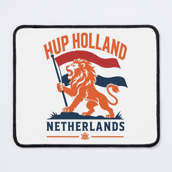 Item preview, Hup Holland, Netherlands Flag Lion, Nederland Dutch Orange T-Shirt designed and sold by Artimax-Studio.