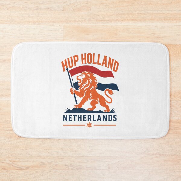 Item preview, Camiseta naranja de Hup Holland, bandera de los Países Bajos con león, Países Bajos designed and sold by Artimax-Studio.