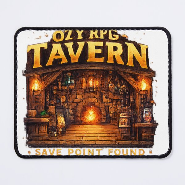 Item preview, Cozy RPG Tavern Save Point Found Art designed and sold by GUINewAlex.