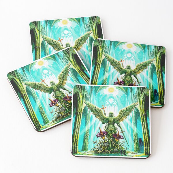 Item preview, Dark Gothic Art &amp; Fine Art Prints (1:1 Square Posters) designed and sold by Cyber-ART-Studio.