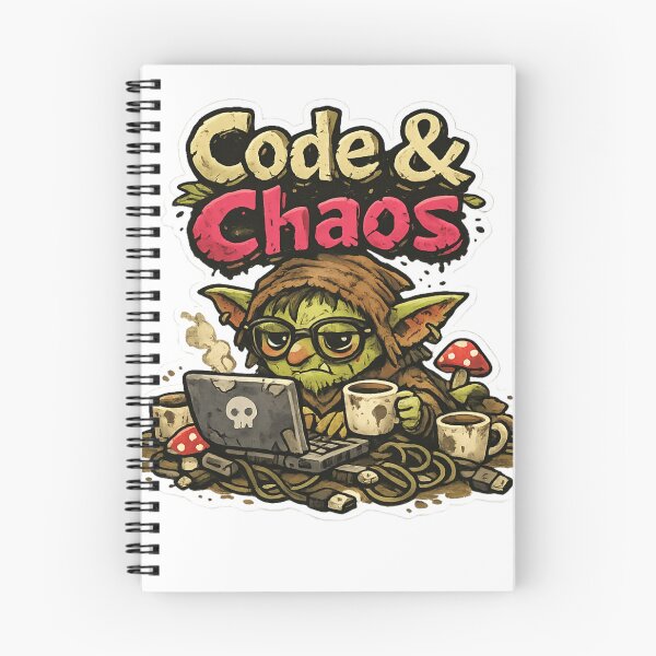 Item preview, Code & Chaos – Goblincore Developer Sticker designed and sold by AstraDrip Studio.