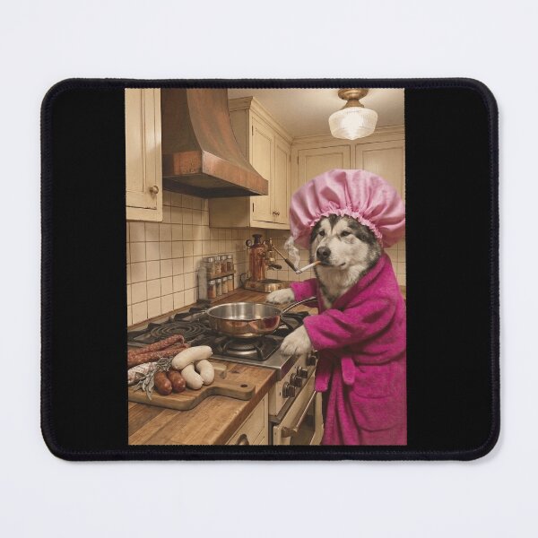 Item preview, Funny Alaskan Malamute Housewife Brainrot Meme Dog Owner designed and sold by TerryConnells.