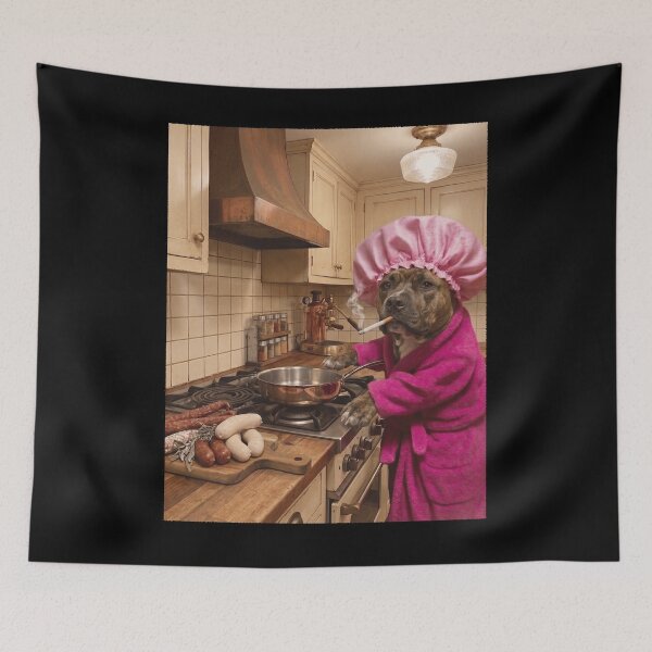 Item preview, Funny American Staffordshire Terrier Housewife Brainrot Meme Dog Owner designed and sold by TerryConnells.