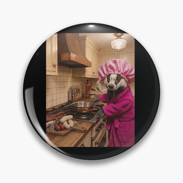 Item preview, Funny Badger Housewife Brainrot Meme Animal Lover designed and sold by TerryConnells.
