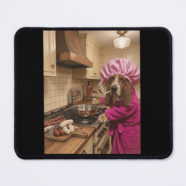 Item preview, Funny Basset Hound Housewife Brainrot Meme Dog Owner designed and sold by TerryConnells.
