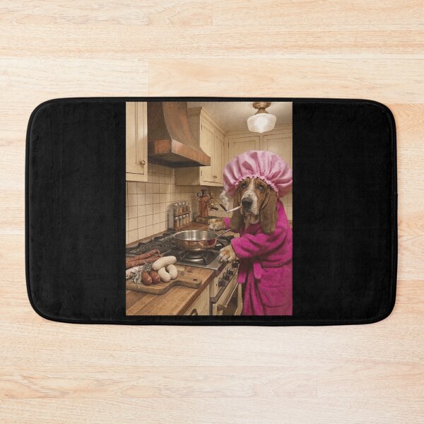 Item preview, Funny Basset Hound Housewife Brainrot Meme Dog Owner designed and sold by TerryConnells.