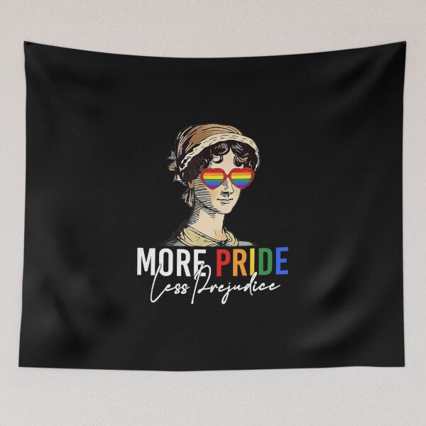 Item preview, Funny Lgbtq More Pride Less Prejudice Pride Month designed and sold by FreshHub9.