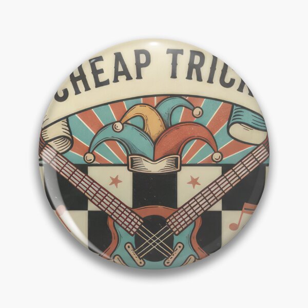 Item preview, Cheap Trick - The Jester’s Double Neck Est. 1974 #6193 designed and sold by trusty-ben-art.