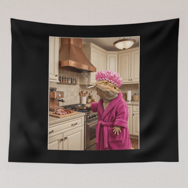 Item preview, Funny Bearded Dragon Housewife Brainrot Meme Animal Lover designed and sold by TerryConnells.